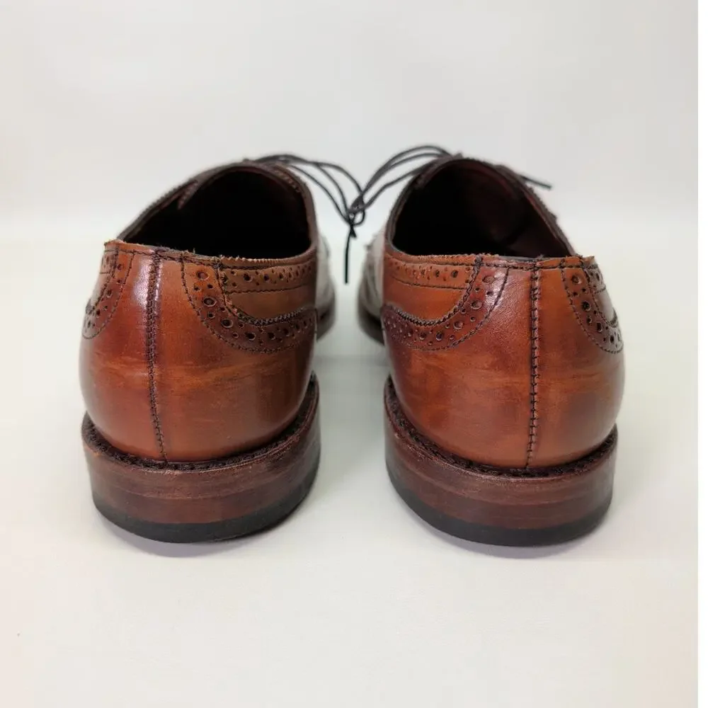 Allen Edmonds Mens Fifth Avenue Strand Cap-toe Oxford Dress Shoe Walnut 9.5 D
